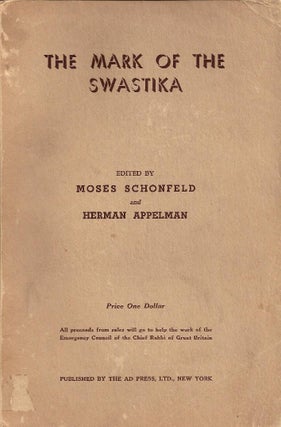 Item 151. THE MARK OF THE SWASTIKA: EXTRACTS FROM THE BRITISH WAR BLUE BOOK, TOGETHER WITH THE WHITE PAPER ON THE TREATMENT OF GERMAN NATIONALS IN GERMANY.