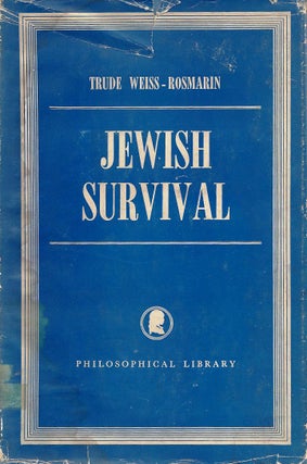 Item 191. JEWISH SURVIVAL: ESSAYS AND STUDIES.