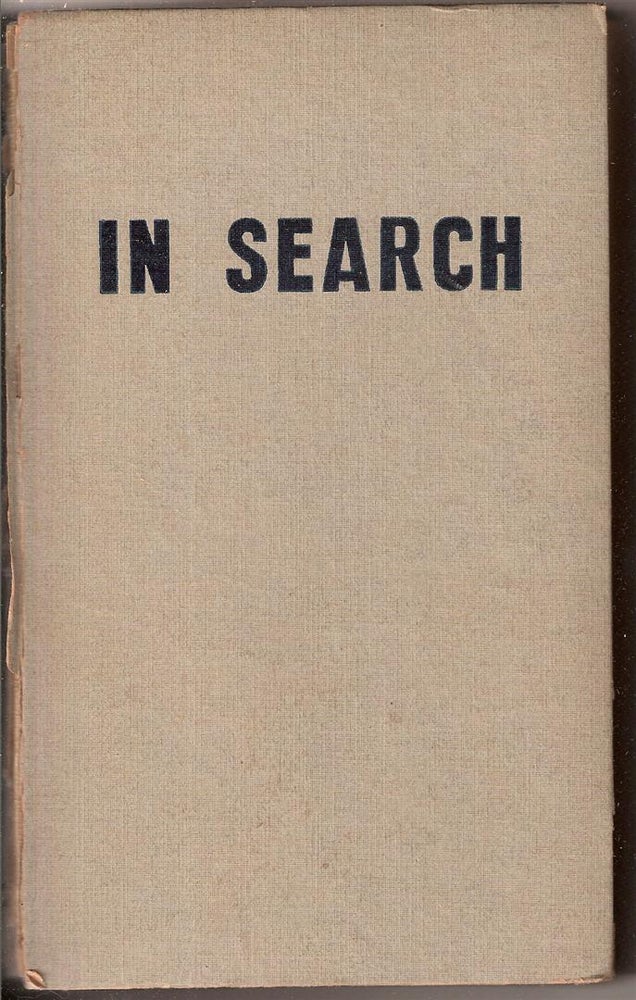 Item 1694. IN SEARCH, AN AUTOBIOGRAPHY.