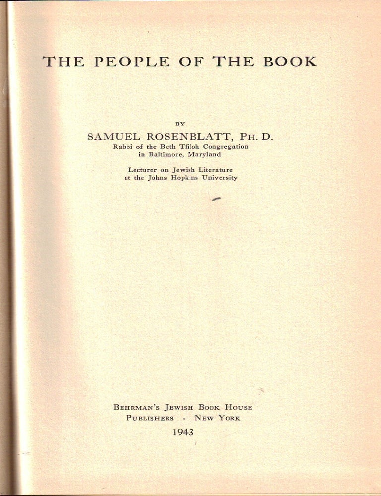 Celebrating The Triumph Of The Books Of The People Of The Book – VWJNN