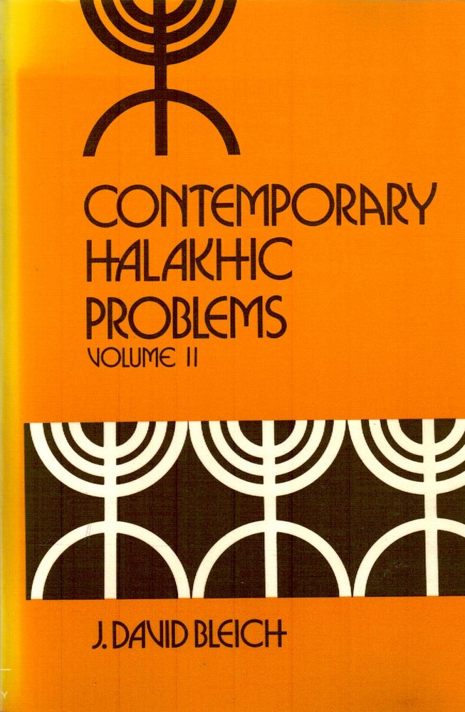 Item 2355. CONTEMPORARY HALAKHIC PROBLEMS, VOLUME II.