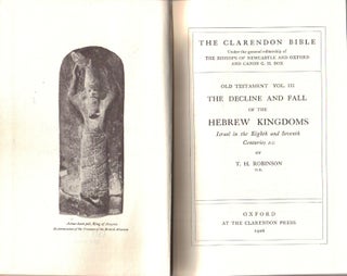 Item 2556. THE DECLINE AND FALL OF THE HEBREW KINGDOMS: ISRAEL IN THE EIGHTH AND SEVENTH CENTURIES B.C.
