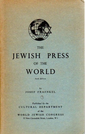 Item 3982. THE JEWISH PRESS OF THE WORLD.