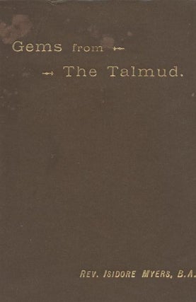Item 5264. GEMS FROM THE TALMUD : TRANSLATED INTO ENGLISH VERSE