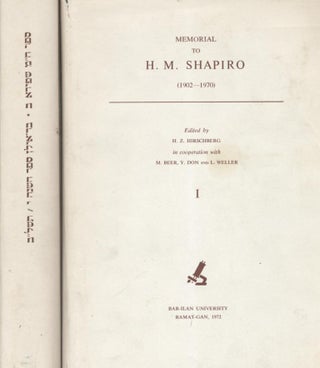 Item 5365. SEFER H. M. SHAPIRA 662-730. [MEMORIAL TO H.M. SHAPIRO (1902-1970) ] 2 VOLUMES.