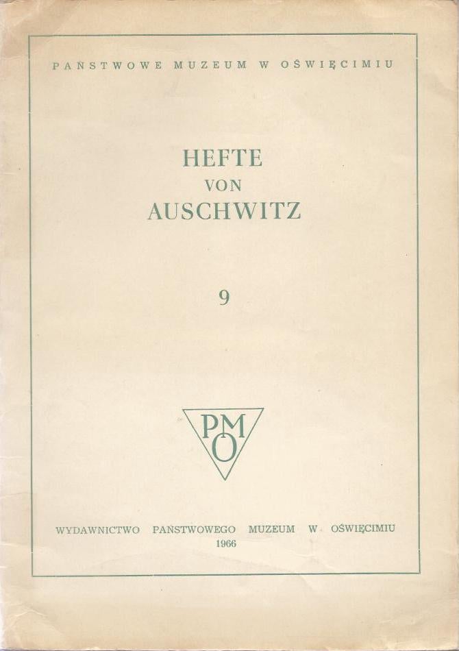 Item 5466. HEFTE VON AUSCHWITZ. Vol 6