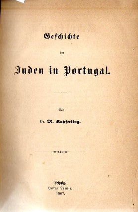 Item 6363. GESCHICHTE DER JUDEN IN PORTUGAL