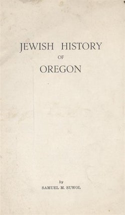 Item 6907. JEWISH HISTORY OF OREGON