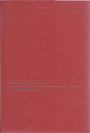 Item 7090. BIBLIOGRAPHY OF THE WRITINGS OF LOUIS FINKELSTEIN.