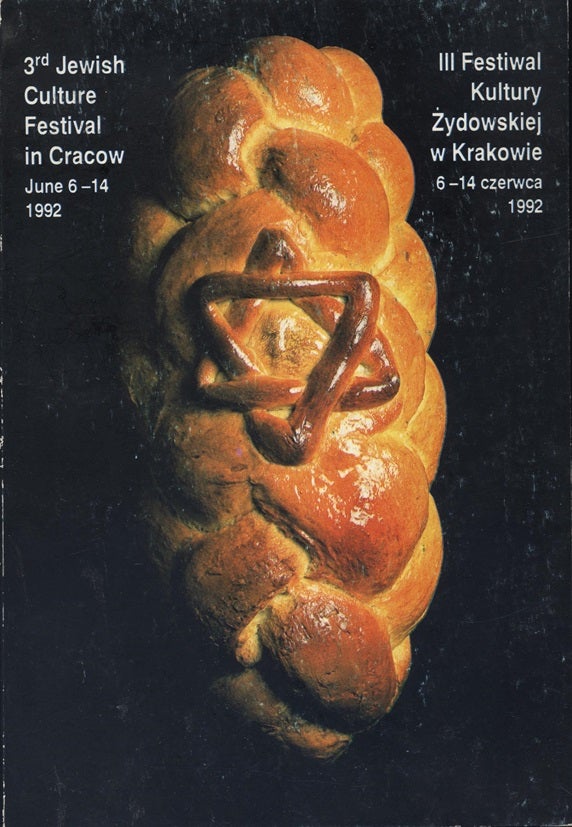 Item 7269. III FESTIWAL KULTURY ZYDOWSKIEJ W KRAKOWIE, 6-14 CZERWCA 1992 = 3RD JEWISH CULTURE FESTIVAL IN CRACOW, JUNE 6-14 1992