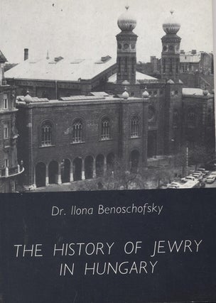 Item 7271. THE HISTORY OF JEWRY IN HUNGARY