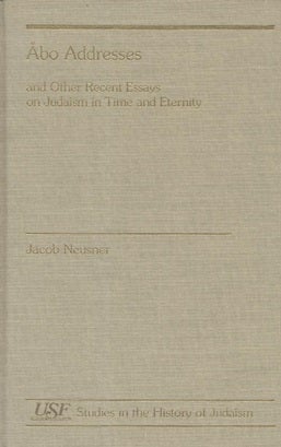 Item 7455. ÅBO ADDRESSES: AND OTHER RECENT ESSAYS ON JUDAISM IN TIME AND ETERNITY