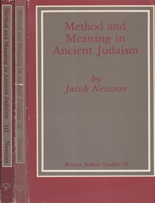 Item 7468. METHOD AND MEANING IN ANCIENT JUDAISM [THREE VOLUMES; SERIES 1-3]