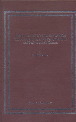 Item 7596. FROM TRADITION TO IMITATION: THE PLAN AND PROGRAM OF PESIQTA RABBATI AND PESIQTA DERAB KAHANA