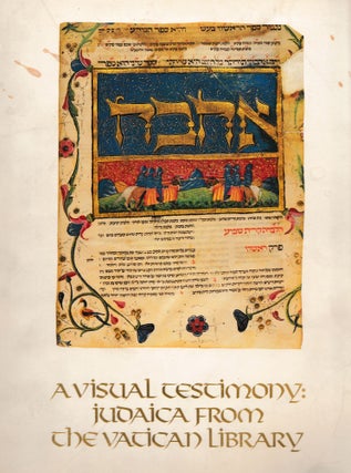 Item 7862. A VISUAL TESTIMONY--JUDAICA FROM THE VATICAN LIBRARY