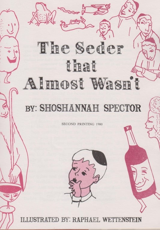 Item 8005. THE SEDER THAT ALMOST WASN'T [INSCRIBED BY AUTHOR]