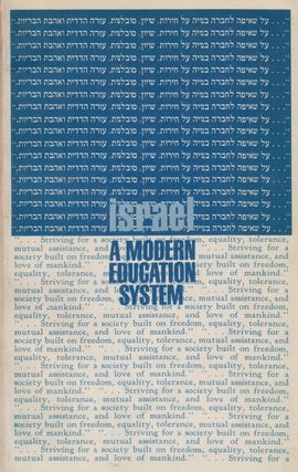 Item 8061. ISRAEL, A MODERN EDUCATION SYSTEM: A REPORT EMPHASIZING SECONDARY AND TEACHER EDUCATION