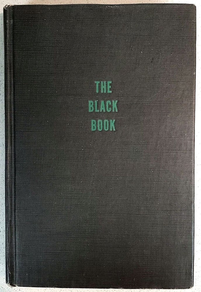 Item 243730. THE BLACK BOOK: THE NAZI CRIME AGAINST THE JEWISH PEOPLE