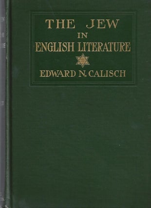 Item 8163. THE JEW IN ENGLISH LITERATURE, AS AUTHOR AND AS SUBJECT