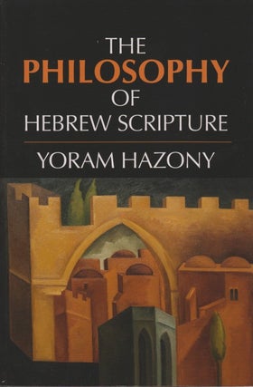 Item 8340. THE PHILOSOPHY OF HEBREW SCRIPTURE : AN INTRODUCTION