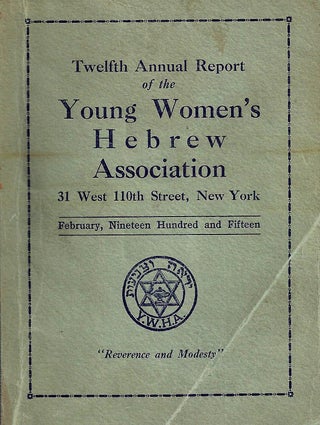 Item 8705. TWELFTH ANNUAL REPORT OF THE YOUNG WOMEN'S HEBREW ASSOCIATION