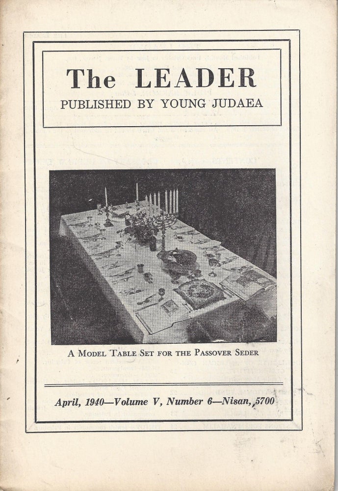 Item 8769. THE LEADER. VOL V., NO. VI, APRIL 1940