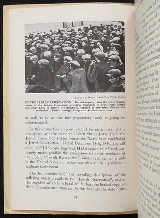 Item 265417. HIAS ACTIVITIES IN THE UNITED STATES AND OVERSEAS COUNTRIES. 1940 [ANNUAL REPORT]