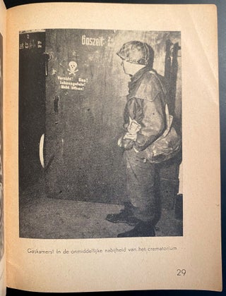 Item 9086. TENTOONSTELLING VAN FOTOGRAFISCHE OPNAMEN VAN DUITSE CONCENTRATIEKAMPEN EN VERWOEST ARNHEM.