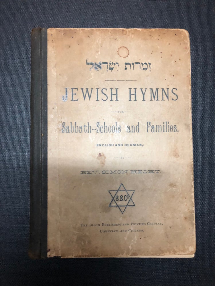Item 9474. JEWISH HYMNS FOR SABBATH-SCHOOLS AND FAMILIES