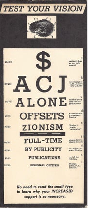 Item 9724. $ ACJ ALONE OFFSETS ZIONISM FULL-TIME