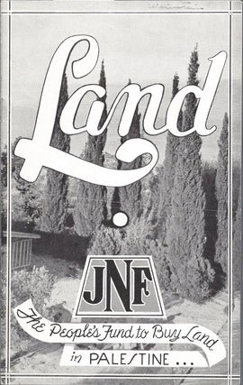 Item 9735. LAND JNF, THE PEOPLE'S FUND TO BUY LAND IN PALESTINE ...