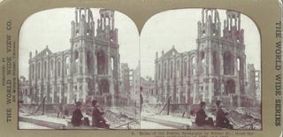 Item 10130. RUINS OF THE JEWISH SYNAGOGUE ON SUTTER ST.; STOOD THE GREAT EARTHQUAKES OF 1865 AND 1868.