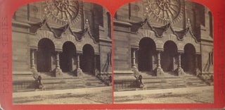 Item 10132. VIEWS IN NEW YORK CITY AND VICINITY. NO. 8663. FRONT OF JEWISH SYNAGOGUE-MADISON AVE.