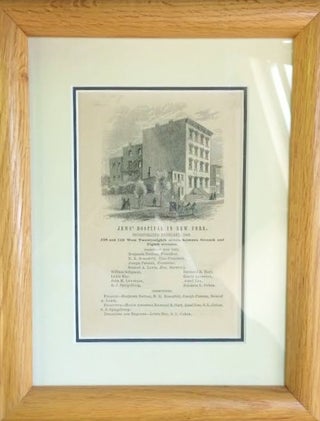 Item 10136. JEWS’ HOSPITAL IN NEW YORK. INCORPORATED FEBRUARY, 1866