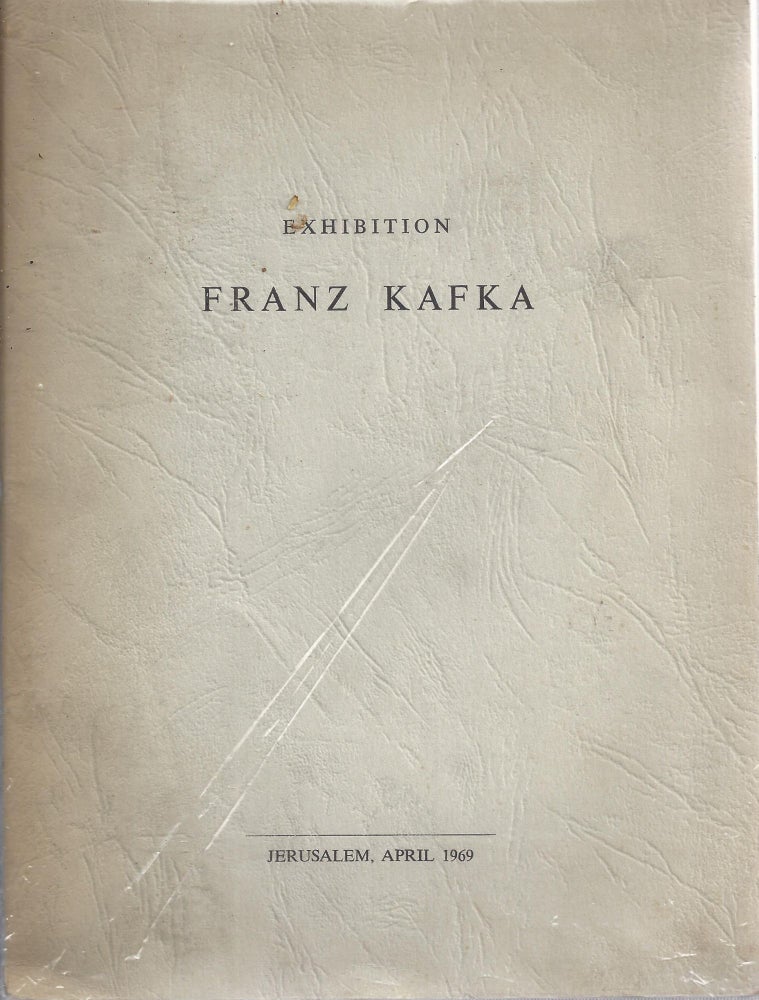 Item 10277. EXHIBITION FRANZ KAFKA, 1883-1924; CATALOGUE.