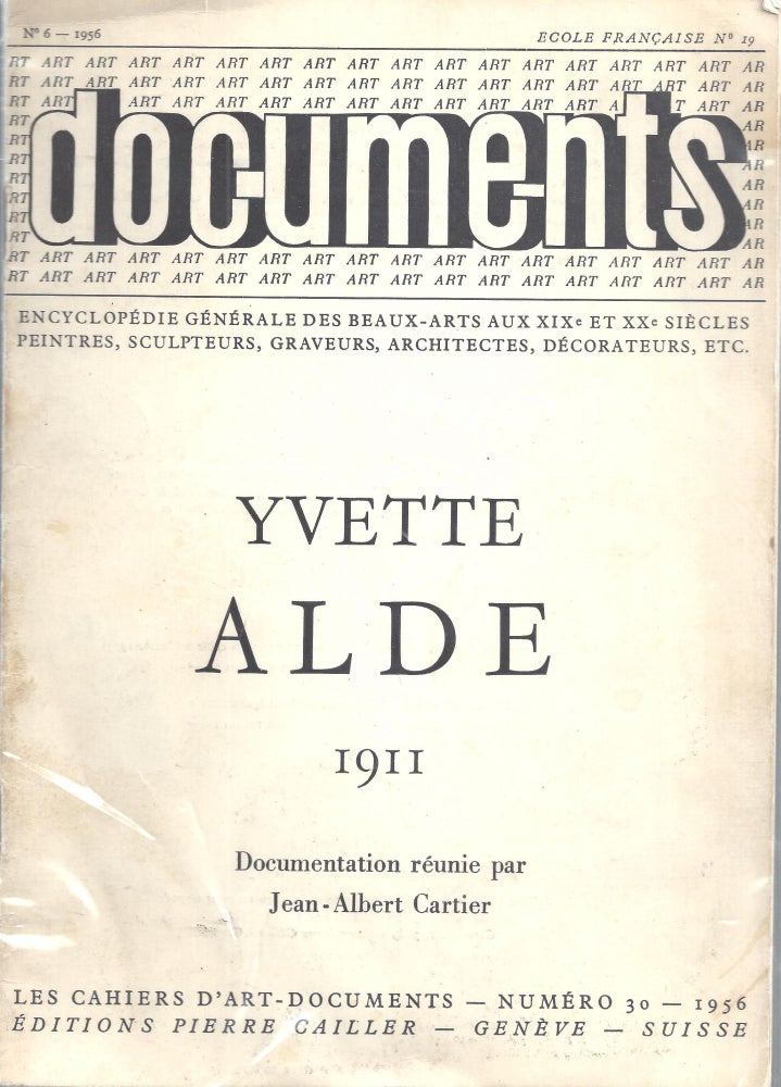 Item 10442. YVETTE ALDE, 1911