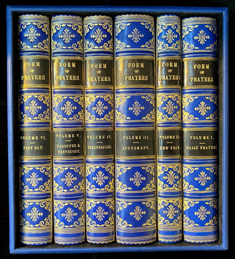 Item 265044. SIDUR SIFTEI TSADIKIM. THE FORM OF PRAYERS ACCORDING TO THE CUSTOM OF THE SPANISH AND PORTUGUESE JEWS. [COMPLETE SET IN SIX VOLUMES]