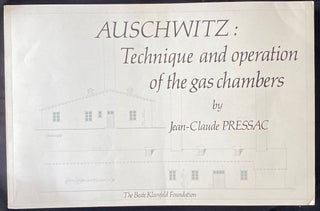 Item 265104. AUSCHWITZ: TECHNIQUE AND OPERATION OF THE GAS CHAMBERS