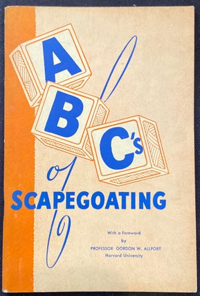 Item 267026. ABC'S OF SCAPEGOATING [A B C'S]