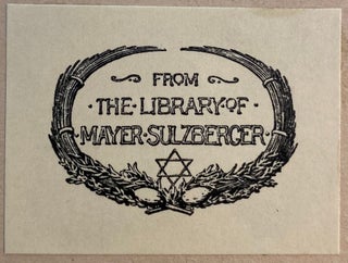 Item 265383. JUDAISM IN AMERICA, FROM THE STANDPOINT OF A LAYMAN