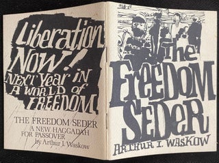 Item 265451. THE FREEDOM SEDER: A NEW HAGGADAH FOR PASSOVER [LEADING JEWISH PEACE & JUSTICE ACTIVIST LIBBY FRANK'S COPY]