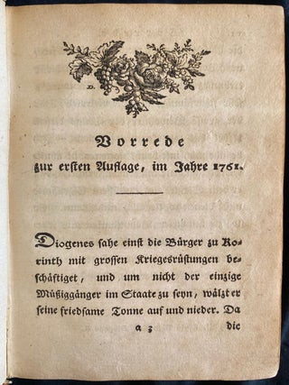 Item 280826. PHILOSOPHISCHE SCHRIFTEN. COMPLETE IN 2 VOLUMES, BOUND TOGETHER AS ISSUED.
