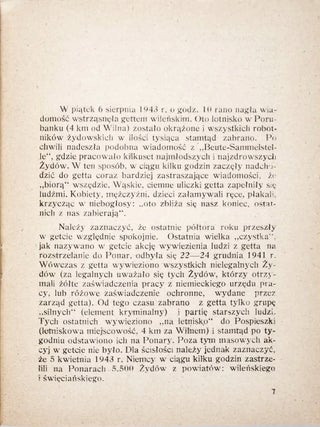 Item 281059. LIKWIDACJA GETTA WILENSKIEGO