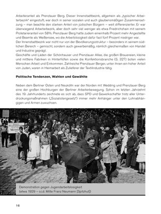 Item 281323. WIDERSTAND IN PRENZLAUER BERG UND WEISSENSEE. [COVER TITLE]. WIDERSTAND 1933-1945: PRENZLAUER BERG UND WEISSENSEE. SCHRIFTENREIHE &Uuml;BER DEN WIDERSTAND IN BERLIN VON 1933 BIS 1945, BD. 1
