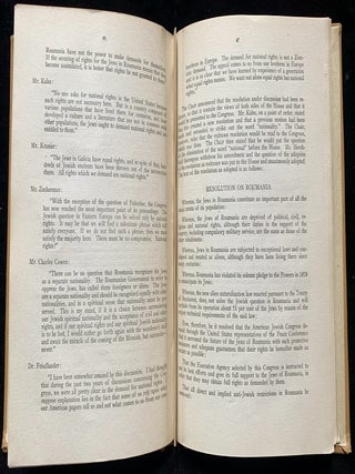 Item 281623. REPORT OF PROCEEDINGS OF THE AMERICAN JEWISH CONGRESS.