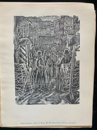 Item 281651. GHETTO OF WARSAW: 16 WOODCUTS