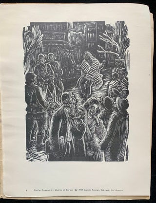 Item 281651. GHETTO OF WARSAW: 16 WOODCUTS