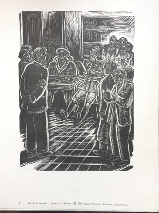 Item 281651. GHETTO OF WARSAW: 16 WOODCUTS