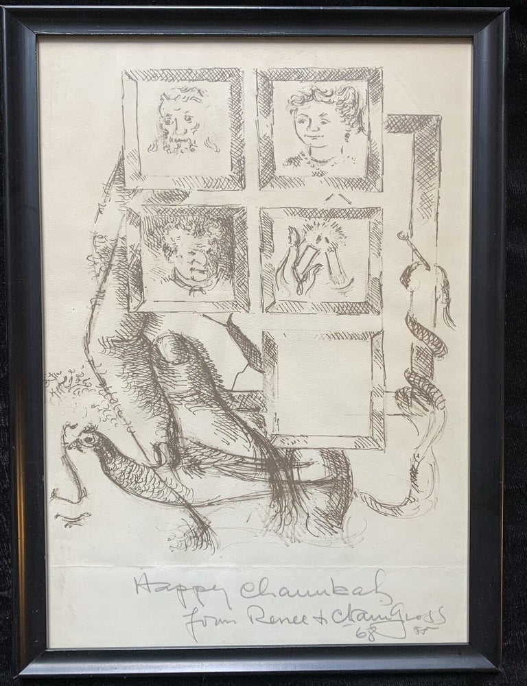 Item 281652. SURREALIST COMPOSITION [FRAMED AND INSCRBED ETCHING]
