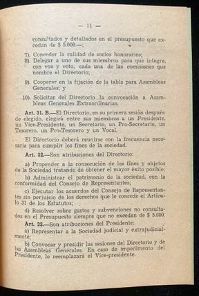 Item 281664. ESTATUTOS DE LA SOCIEDAD CULTURAL ISRAELITA “B'NE JISROEL”